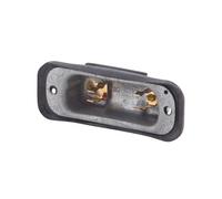 HELLA 2KA001378041 REAR NUMBER PLATE LIGHT/LAMP LICENSE PLATE SILVER FINISH