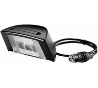 HELLA 2KA 340 828-001 Licence Plate Light - Halogen - 24V - mounting/Bolted - Lens Colour: Crystal clear - Cable: 500mm - Plug: EASYCONN - Lateral Mounting - Quantity: 1