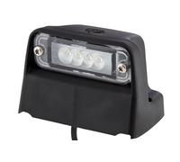 HELLA 2KA 010 278-031 Licence Plate Light - LED - 24V - Bolted/mounting - Lens Colour: Crystal clear - Cable: 2000mm - Plug: Blade Terminal Sleeve - Lateral Mounting - Quantity: 1