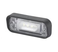 Number Plate Light Lamp K Black 12v LED HELLA 2KA 010 278-411