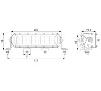 Hella Lightbar Bm Pro Dr 11'' 1Fg 1FG358550-031