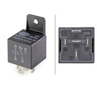 HELLA 4RD 933 332-361 Relay, main current - 12V - 5-pin connector - Changeover Contact - with holder