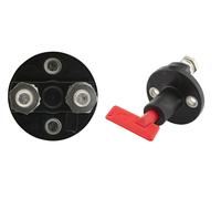 HELLA Battery Main Switch 6EK 002 843-051 – Turn Knob, 2 connectors, Bolted, Normally Open, 1.5mm Pitch