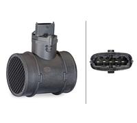 HELLA 8ET 009 142-671 Air Mass Sensor With 5 Pins Pipe-Neck Fits Opel Vauxhall