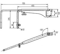 HELLA Mirrors (8HG 501 253-022) Holder, exterior mirror OEM