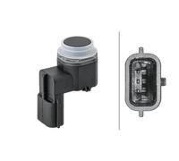 HELLA Park Distance Control Sensor 6PX 358 141-751 - Front/Left/Right/Centre