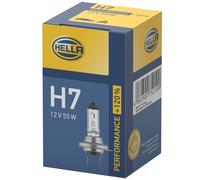 Hella Halogen Bulb 8GH 223 498-031 H7 Performance +120% 12V 55W PX26d Box (1 pc)