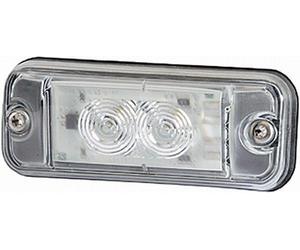 HELLA Position Light Brake Stop Marker Lamp Front LED 24V (2PF 009 514-011)