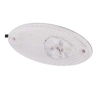 HELLA 2PG 964 295-121 Position Light - LED - 12V - mounting/Screw Connection - Lens Colour: Crystal clear - LED colour: White - Cable: 5000mm - Plug: open cable ends - Front - Quantity: 1