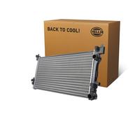 Hella 8MK366301-711 Radiator Fits Audi Nissan Seat Skoda VW A3 Ateca Golf Leon