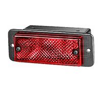 HELLA 2NE 006 609-197 Rear Fog Light - Halogen - 12V - mounting - Lens Colour: Red - Plug: Blade Terminal - right/left