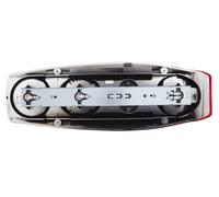 HELLA 2VA 341 419-011 Rearlight - Caraluna II - Bulb - 12V - Fitting/Bolted - Lens Colour: Red - Plug: Blade Terminal - left - Quantity: 1
