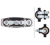 HELLA 2VA 341 419-061 Rearlight - Caraluna II - Bulb - 12V - Fitting/Bolted - Lens Colour: Red - Plug: Blade Terminal - right - Quantity: 1