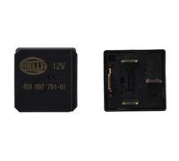 HELLA 4RA 007 791-011 Relay, main current - 12V - 4-pin connector - Wiring Diagramme: S2 - Plug: B - Normally Open Contact - Colour: Black - without holder