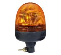 HELLA 2RL 009 506-001 Halogen-Rotating Beacon - Rota Compact - 12V - Yellow - Flexible pipe sockets