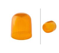 HELLA 9EL 860 627-001 Lens, rotating beacon - Yellow