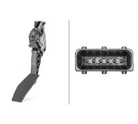 HELLA Sensor, accelerator pedal position - for left-hand drive veh 6PV009765-741