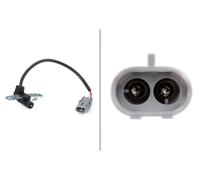 HELLA Sensor, crankshaft pulse - 12V - 2-pin connector 6PU009163-741