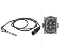 HELLA Sensor, exhaust gas temperature - 2-pin connector 6PT358181-491