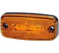 HELLA Side Marker Light Flasher Lamp Lateral Mounting LED 24V (2PS 345 600-011)