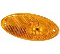 Side Mkr Led Amber - Oval 24v 2PS964295-057 Hella 1529490 71701877MO 75342040000