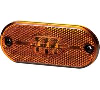 HELLA VALUEFIT 2PS 357 009-101 Side Marker Light - LED - 24V - Screw Connection/mounting - Lens Colour: Yellow - Cable: 150mm - left/right - Quantity: 1