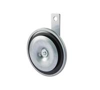 HELLA Signal Horn - HEAVY DUTY HORN M26 - 12V - 105dB(A) - Frequency Range: 335Hz - Low Tone - Electric - Housing Colour: grey/black - Flat Plug-in Connector - Quantity: 1 - 3AL 002 952-861