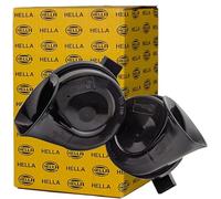 HELLA Trumpet Horn - OE-CONNECT HORN TE26 SET - 12V - 110dB(A) - Frequency range from: 400Hz - Frequency range to: 500Hz - High Tone/Low Tone - Electric - Quantity: 2 - 3FH 012 010-111
