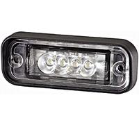 HELLA Universal Licence Plate Light Upper 12V 2KA010278-317