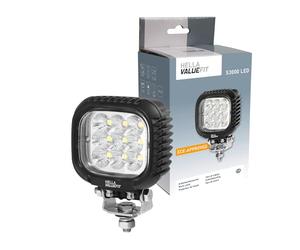 HELLA VALUEFIT 1GA 357 109-012 LED-Worklight - S3000 - 12/24/48V - 3000lm | Bolted/mounting - Swivelling Mounting Bracket - Long-range illumination - Cable: 800mm - Plug: DEUTSCH plug