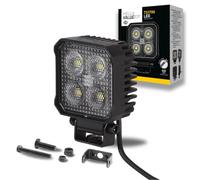 HELLA VALUEFIT 1GA 357 110-002 LED-Worklight - TS1700 - 12/24V - 1700lm - Bolted/mounting - Swivelling Mounting Bracket - Short distance lighting - Cable: 800mm - Plug: open cable ends