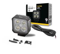 HELLA VALUEFIT 1GA 357 110-012 LED-Worklight - TS1700 - 12/24V - 1700lm - Bolted/mounting - Swivelling Mounting Bracket - Short distance lighting - Cable: 3000mm - Plug: open cable ends