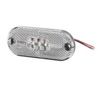 HELLA VALUEFIT 2PG 357 009-021 Position Light - LED - 12V - mounting/Screw Connection - Lens Colour: Crystal clear - LED colour: Yellow - Front - Quantity: 1