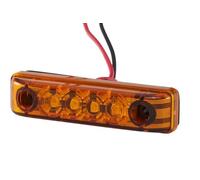 HELLA VALUEFIT 2PS 357 010-001 Side Marker Light - LED - 12V - Screw Connection/mounting - Lens Colour: Yellow - Cable: 150mm - left/right - Quantity: 1
