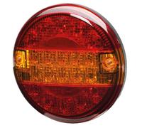 HELLA VALUEFIT 2SD 357 026-001 Rearlight - LED - 12/24V - mounting/Bolted - Lens Colour: Red/Yellow - Plug: Blade Terminal - left/right - Quantity: 1