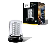 HELLA VALUEFIT 2XD 357 958-121 LED-Strobe-type Beacon VF700 LED Clear Lens - 12/24V - Bolted - Cable: 300mm - Plug: open cable ends