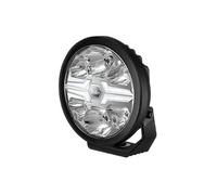 Hella Valuefit Blade Black 7 Inch LED Floodlight - 12/24 V - Round - Reference Number: 25 - Mounting - ECE-148/ECE-149 - Lens Colour: Crystal Clear - Cable: 500 mm -1FJ 357 198-041