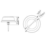 HELLA 2XD 357 980-021 Strobe-type Beacon
