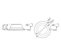 HELLA 2XD 357 980-031 Strobe-type Beacon