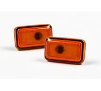 Hella VW Jetta MK2 Orange Side Indicators 84-92 Repeaters Set Driver Passenger