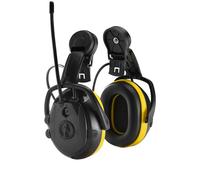 Hellberg React Cap-Mount Hearing Protector Muffs AM/FM Radio & Active Listening