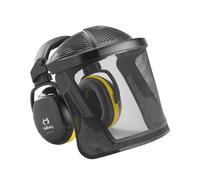 Hellberg Secure 2H Nylon Face Protection Mesh Visor & Hearing Muff Combo