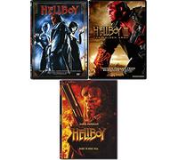 Hellboy 1-2 and 2019 Reboot: Complete Live Action Movie Series DVD Collection