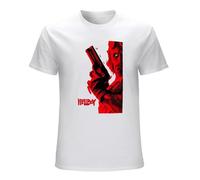 Hellboy Movie 100% Cotton Mens T-Shirt White XXL