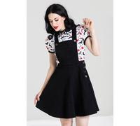 Hellbunny - Dakota Pinafore Black - Dress - black - XL - 98% Cotton, 2% Elastane XL