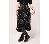 Hellbunny - Grungy Spider - Skirt - black - S - 100% Viscose S