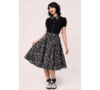 Hellbunny - Mischief - Skirt - black - XL - 98% Cotton, 2% Elastane,Cotton XL