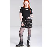 Hellbunny - The Lover Black - Skirt - black - S - 99% Cotton, 1% Elastane S