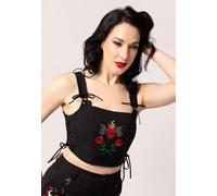 Hellbunny - Viva Maria Black - Corset - black - L - 63% Cotton, 34% Viscose, 3% Elastane L
