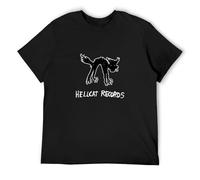 Hellcat Records Men's Logo T-Shirt Men T-Shirt Black M